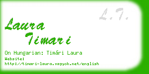 laura timari business card